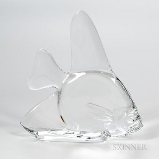 Steuben Fish Glass Sculpture