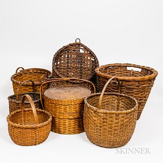 Seven Splint Baskets