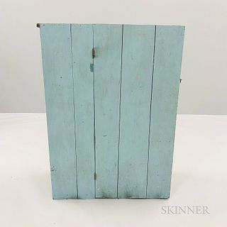 Country Light Blue-painted Cupboard