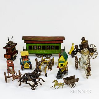 Six Tin Toys and Five Iron Toys