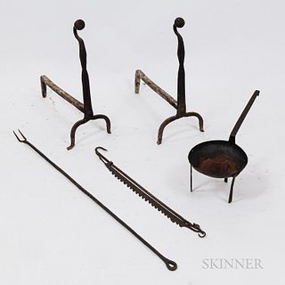 Group of Wrought Iron Early Items