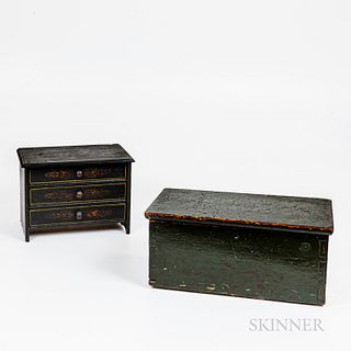 Two Small Painted Boxes