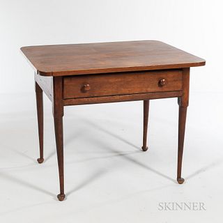 Queen Anne Mahogany One-drawer Worktable