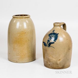 Two Pieces of Stoneware