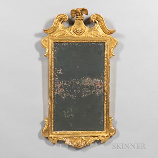 Georgian Carved and Giltwood Mirror