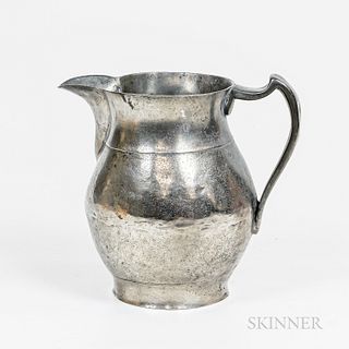 Unmarked Pewter Pitcher