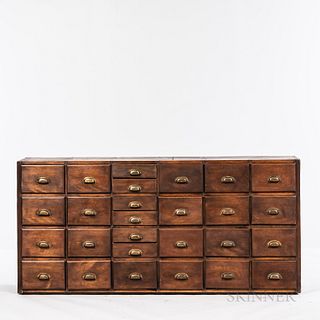 Pine Hardware Chest of Drawers