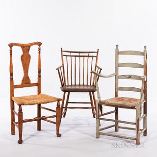 Three Country Chairs