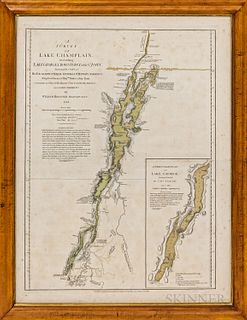 A Survey of Lake Champlain Including Lake George, Crown Point and St. John... Surveyed by William Brassier, Draughtman, 1762