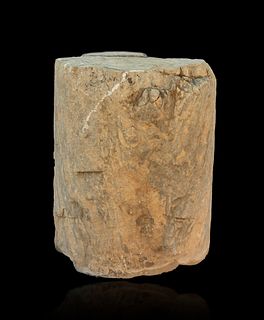 Roman shaft fragment; Empire period; I-II century A.D. 
Marble.