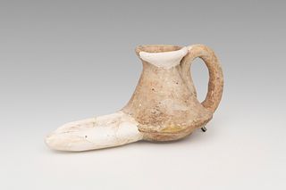 Chandelier; Hispano-Muslim art, Caliphate period, 10th century. 
Ceramics.