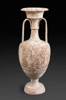 Amphora; Canosa, Magna Grecia, 4th century BC. 
Ceramic. 
Measures: 76 x 30 cm.