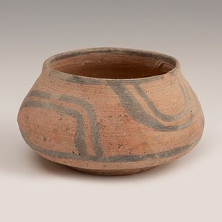 Small bowl. Nal culture, period II, Indus Valley, 3200-2700 BC. 
Polychrome terracotta.