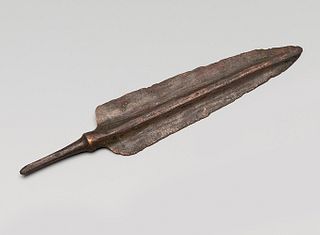 Spearhead. Luristan, Iran 1000 B.C. 
Bronze.