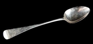 Georgian sterling stuffing spoon London 1820
