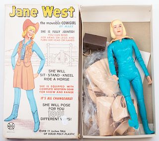 Marx Jane West action figure