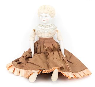 Bisque and cloth doll
