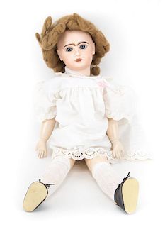 German or French bisque & composition doll