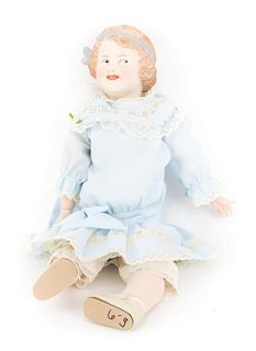 Heubach bisque and composition doll