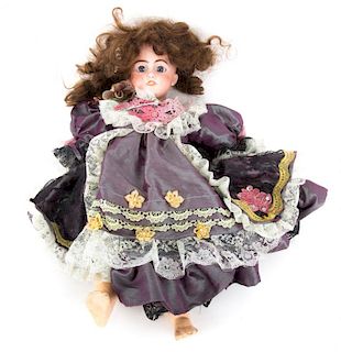 German or French bisque and composition doll