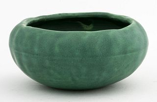 Arts & Crafts Rookwood Pottery Green Bowl, 1901