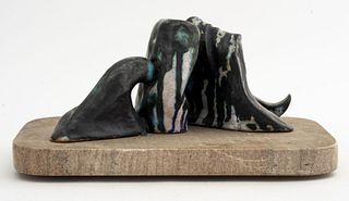 Modern Abstract Freeform Ceramic Sculpture
