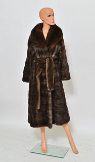 Ben Kahn Beaver and Mink Fur Coat