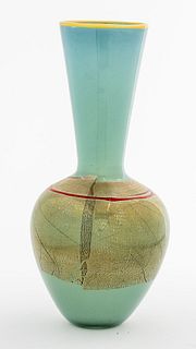 Signed Studio Paran Modernist Art Glass Vase