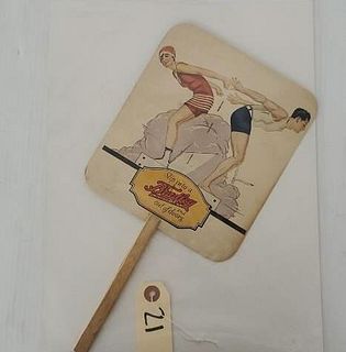 1920's Bradley Knit Wear Advertising Fan