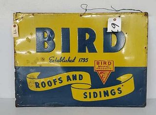 Bird Roofs And Siding Single Sided Metal Sign