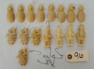 (16) Bees Wax Ornaments