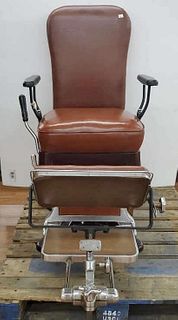 Vintage Barber Chair w/ Foot Rest