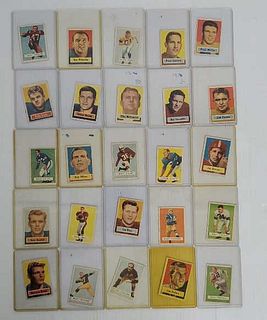 (25) 1957 Football Cards