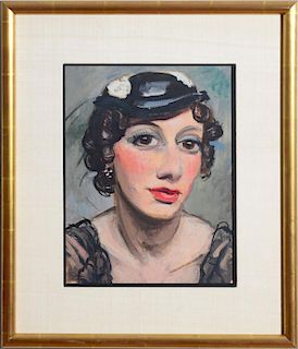 PIERRE THÉVENIN (1905-1950): PORTRAIT D'UNE FEMME