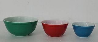 New Old Stock Primary Colored Pyrex Nesting Bowls