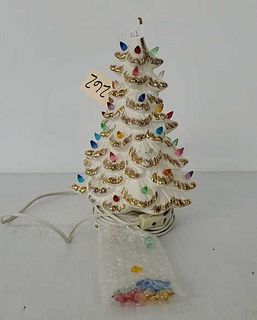 Lighted Ceramic Christmas Tree