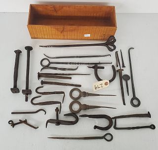 Assorted Vintage Iron Hand Tools