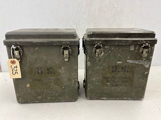 (2) U.S. Telegraph Boxes