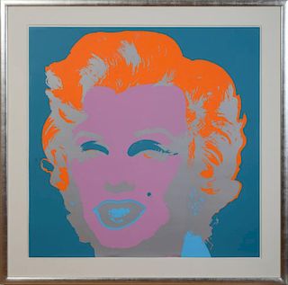 AFTER ANDY WARHOL, BY SUNDAY B. MORNING: MARILYN MONROE