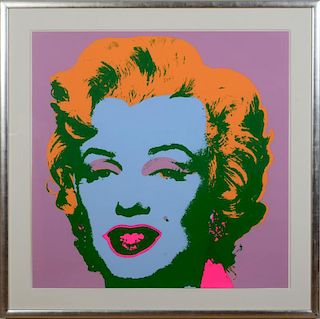 AFTER ANDY WARHOL, BY SUNDAY B. MORNING: MARILYN MONROE