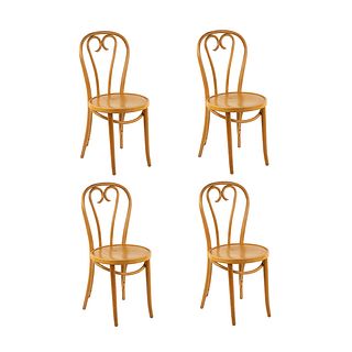 (4) Michael Thonet for Stendig A16 Bentwood Cafe Chairs