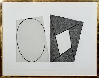 ROBERT MANGOLD (b. 1937): FRAMES AND ELIPSES (A, B AND C)