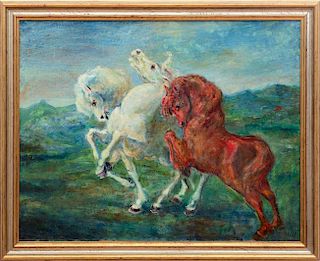 ALIGI SASSU (1912-2000): HORSES