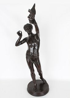 A Thabard (1831 - 1905) Falconer Bronze