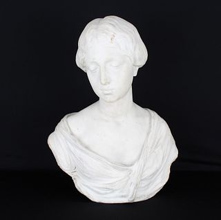 Eduardo Rossi (1867 - 1926) Marble Bust