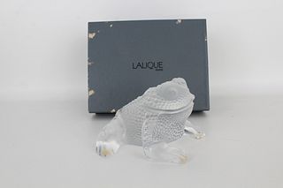Lalique Toad in Original Fitted Box