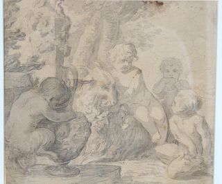 17th/18th C. Baroque School Drawing