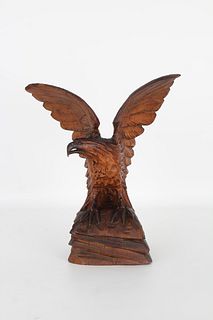 19th C. Carved Wood Eagle