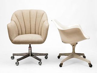 BRICKELL, KNOLL, TWO OFFICE CHAIRS