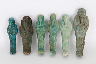 (6) Egyptian Ushabti Figures